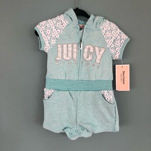 Juicy Couture hooded romper